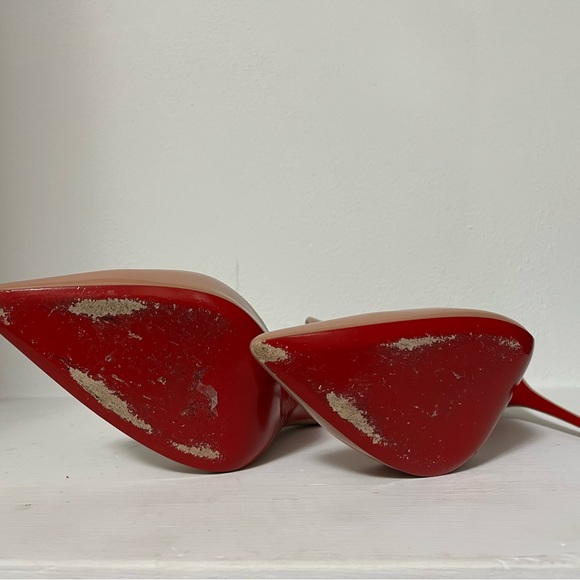 Christian Louboutin Nude Heels - Picture 5 of 8